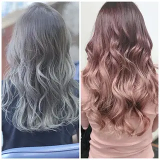ロング カラー ヤナ マネージャーのヘアスタイル
