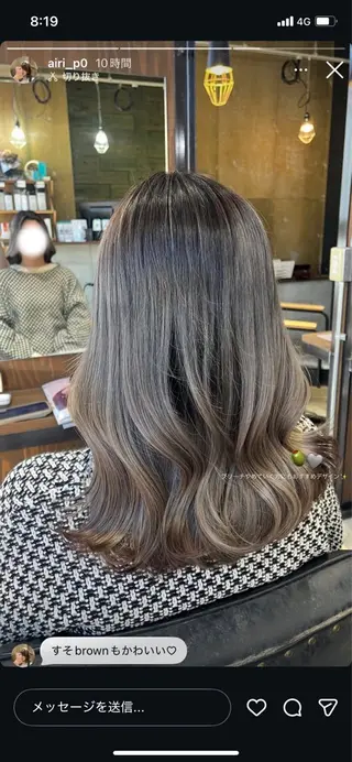 セミロング カラー 🫟Blanco🫟 Color&Careのヘアスタイル
