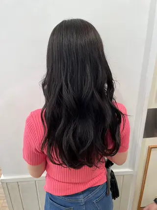 ロング カラー 韓国ヘア ‎⟡.·KANA🐥のヘアスタイル
