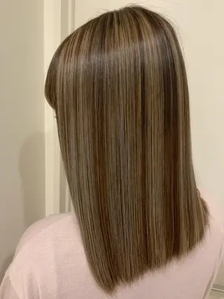 ミディアム カラー ヘアアレンジ 🎨カラー満足度 500%💫ヅル💫のヘアスタイル