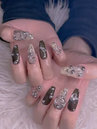 ネイル 長さだし専門店 M2　rikaのネイルデザイン