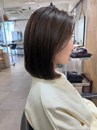 ミディアム カラー 赤み消しカラー/ ナチュラル/トモキのヘアスタイル