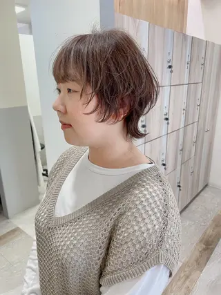 ショート カラー 緒方リエ 時短ショート・ボブのヘアスタイル
