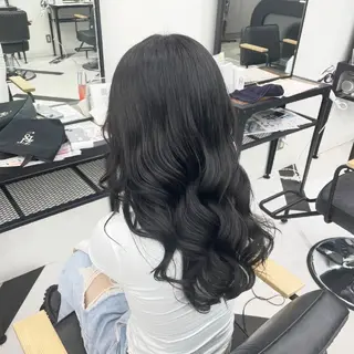 セミロング カラー パーマ ヘアアレンジ メンズ mona/ ストレートスタイル✨のヘアスタイル