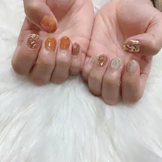 ネイル 西岡 杏のネイルデザイン