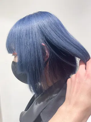 ミディアム カラー ハイトーン特化 川井優汰のヘアスタイル