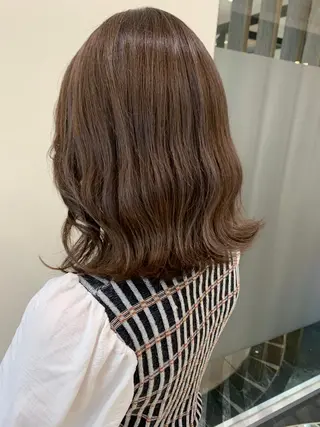 セミロング カラー 💘大人可愛く💘 Natsuki❥❥❥のヘアスタイル