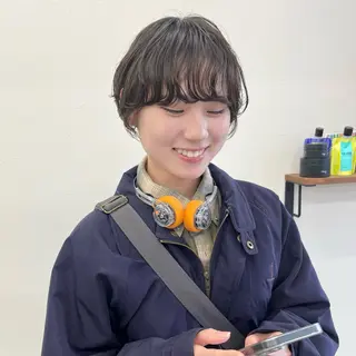 ショート パーマ 初めてのショート お任せください✂️のヘアスタイル