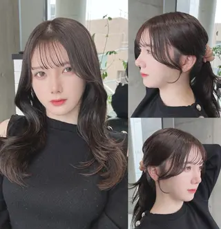 セミロング カラー 🌫️大人韓国ヘア 🌫️naoyaのヘアスタイル