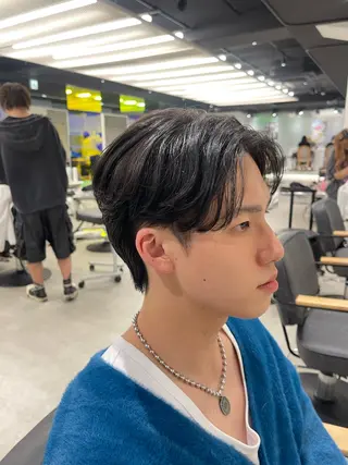 ショート ARISA︎ メンズハイトーンのヘアスタイル