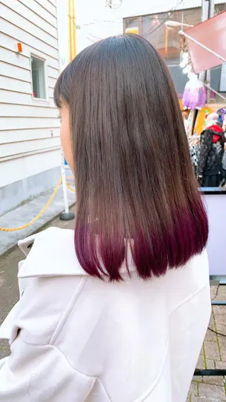 セミロング カラー ヘアアレンジ nico【代表】 市川　拓也のヘアスタイル