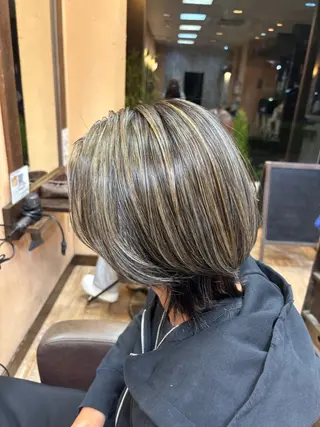 カラー メンズ ブリーチカラー🎀 Himariのヘアスタイル