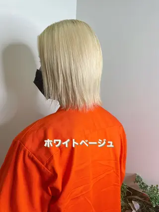 ミディアム カラー 尾崎 弘和のヘアスタイル