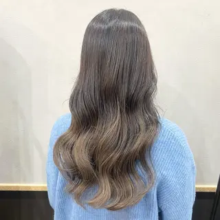 ロング カラー JUNSHIN🦋 ヘアセット／カラーのヘアスタイル