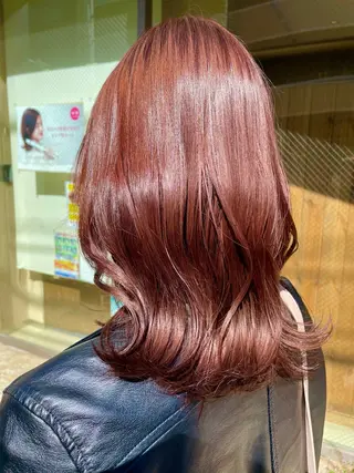 ミディアム カラー 黒坂 唯奈 /パーマとボブ特化のヘアスタイル