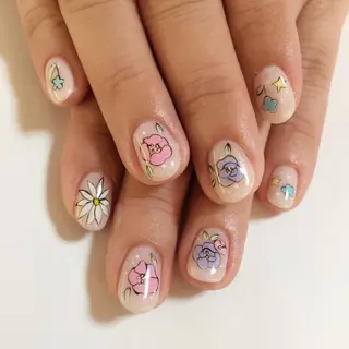 ネイル nail salon en familleのネイルデザイン
