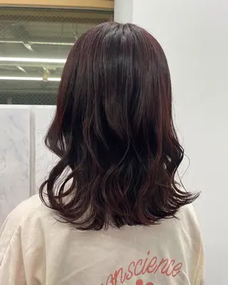 ミディアム カラー 🎀プルエクステ みまひかる🎀のヘアスタイル