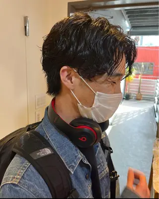 ショート メンズ YUKI 新宿カット パーマ/カラーのヘアスタイル
