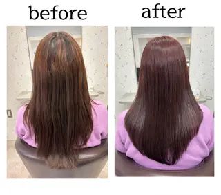 ロング カラー Cocosia 山口のヘアスタイル