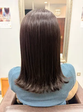 セミロング カラー 産休の為お休みです! 小島凜のヘアスタイル