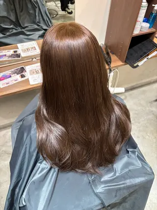 セミロング カラー うる艶カラー ✨🧸KOTAROのヘアスタイル