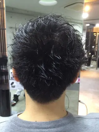 ショート カラー パーマ メンズ SUNNY GRACEのヘアスタイル