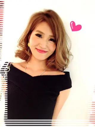 ミディアム カラー Ｋ△Ｎ△♡かな ヘア&まつげのマツエク・マツパデザイン