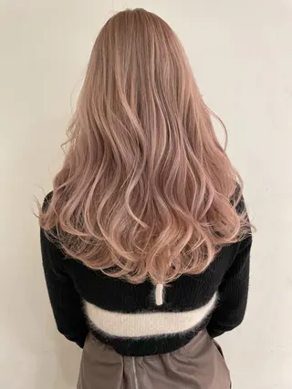 ロング fuuka/ ハイトーン/海外ヘアのヘアスタイル