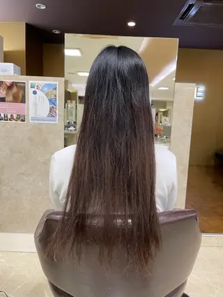 ロング 縮毛・酸性ストレート 特化のヘアスタイル
