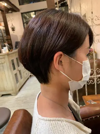 ショート メンズ/パーマ /レディース髪質改善のヘアスタイル