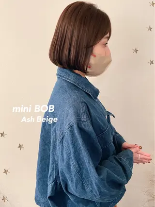 ショート カラー 市川 千夏のヘアスタイル