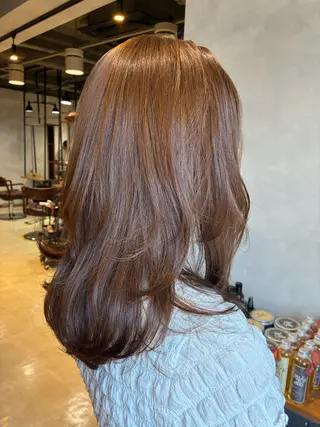 ミディアム nara misakiのヘアスタイル