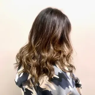 セミロング カラー ブリーチ/ケア カラー/KOICHIのヘアスタイル