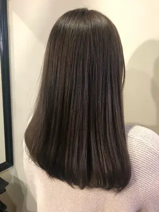 ミディアム カラー パーマ ヘアアレンジ ミニボブ/ブリーチ 🌈MISATOのヘアスタイル