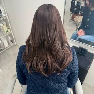 ミディアム カラー 中明度カラー/ ベージュ/noaのヘアスタイル