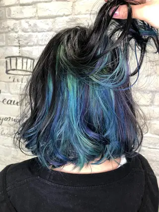 ミディアム カラー 杉田 一浩のヘアスタイル