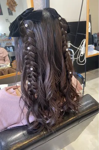 セミロング 💫縮毛矯正/ カット💫徳永あい子のヘアスタイル