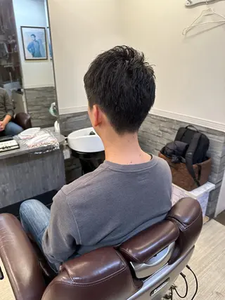 ショート 仲川 遼のヘアスタイル