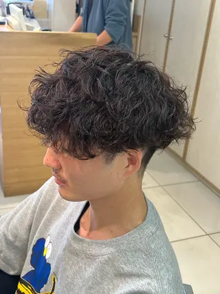 ショート パーマ 透明感カラー/ ダブルカラー /ソラのヘアスタイル