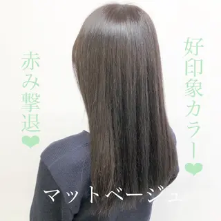 ミディアム カラー パーマ 【赤み消しカラー】 中野浩太のヘアスタイル