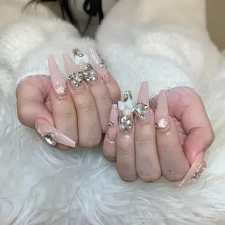 ネイル ゴテゴテネイル JRのネイルデザイン