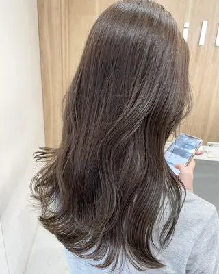 セミロング カラー 半個室女性salon 🩰Natsumiのヘアスタイル