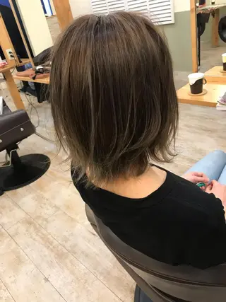 ミディアム カラー Rayt hair レイトヘアーのヘアスタイル