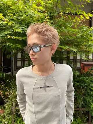 メンズ メンズカット パーマ[佐橋]のヘアスタイル