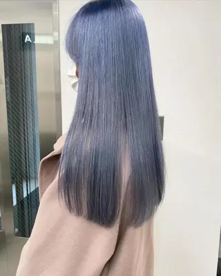 ロング カラー ヘアアレンジ ブリーチダブルカラー ハイライト/山本喜熙のヘアスタイル