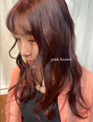 カラー 透明感カラー⭐︎ コナツのヘアスタイル