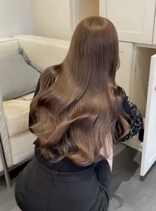 ロング カラー ハセ/ブリーチ / hearts.のヘアスタイル