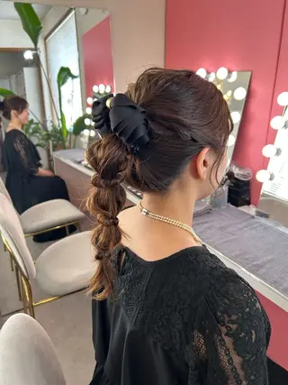 ミディアム 北本 美幸のヘアスタイル