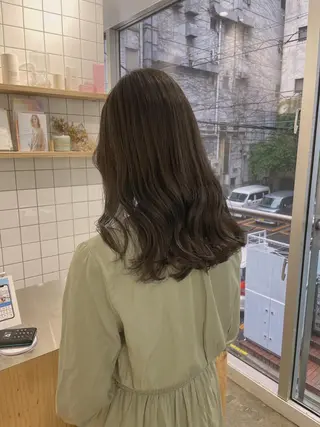 セミロング カラー ♡🪞韓国スタイル/ MISATO🪞♡のヘアスタイル