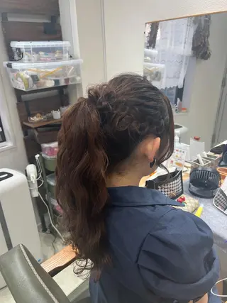 ロング ヘアアレンジ 山室 敬義のヘアスタイル
